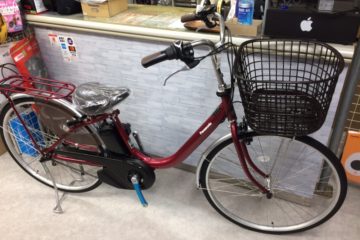 <span class="title">人気の電動自転車入荷！次の入荷は・・・「パナソニック・ビビL」</span>
