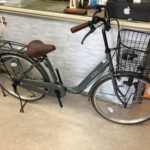 24インチのお手頃ママチャリをお探しなら是非！「24フリット」のシャイニーグリーンが入荷中