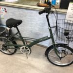 お手頃小径自転車「アルクス」のマットカーキが入荷しました☆