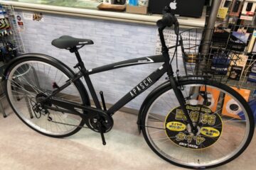 お手頃クロスバイクルック車「アパッシュクロス」入荷中。プロの組み立てでまるで違う車両になりましたｗ