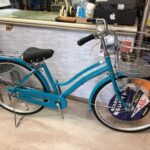お買い得自転車「アニバーサリー」のターコイズというカラーも入荷中デス♪