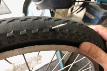 自転車のパンク